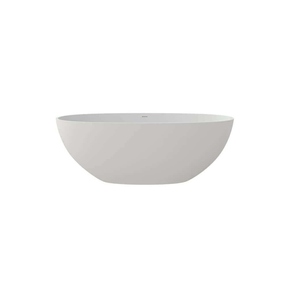 61-inch Stone Resin Solid Surface Freestanding Bathtub: $1,664.17
