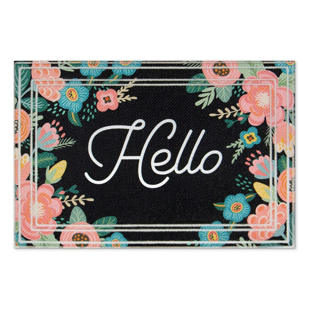 Apache Mills Sparkle Hello Boho Abstract Door Mat: $27.49