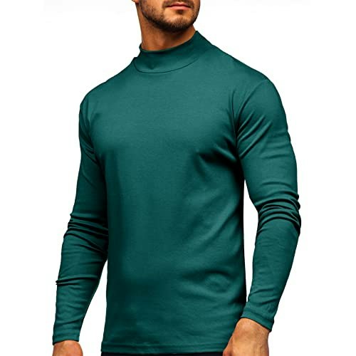 Men's Half Turtleneck Long Sleeve Pullover Sweater: $19.98 Men's Half Turtleneck Long Sleeve Pullover Sweater: $19.98