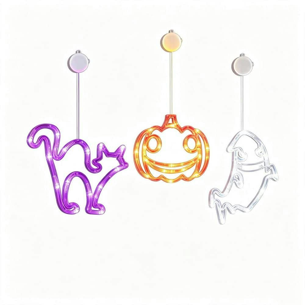 Halloween Pumpkin Ghost Cat Window Lights 3-Pack: $118.77 Halloween Pumpkin Ghost Cat Window Lights 3-Pack: $118.77