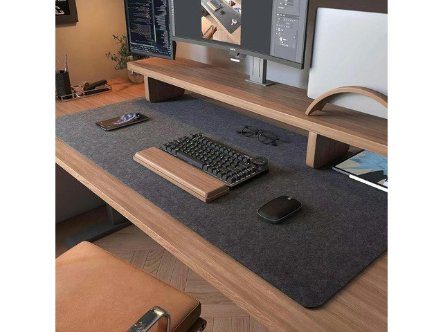 Dawntrees 39.4" x 19.69" Felt Desk Mat: $56.82 Dawntrees 39.4" x 19.69" Felt Desk Mat: $56.82