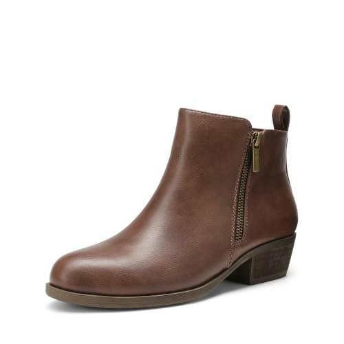 Dream Pairs Women's Low Chunky Heel Ankle Boots: $34.98 Dream Pairs Women's Low Chunky Heel Ankle Boots: $34.98