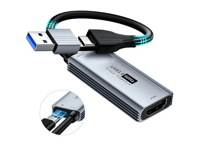 Kehipi HDMI to USB/USB-C Video Capture Card with 100W Power Delivery: $31.99 Kehipi HDMI to USB/USB-C Video Capture Card with 100W Power Delivery: $31.99