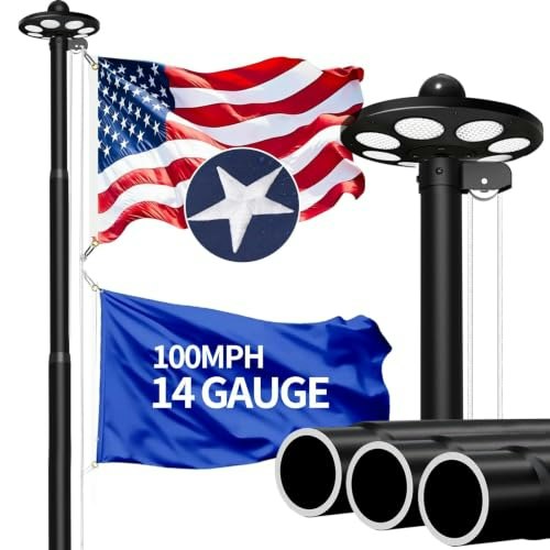 20-Foot Heavy Duty Flag Pole: $113.04 20-Foot Heavy Duty Flag Pole: $113.04