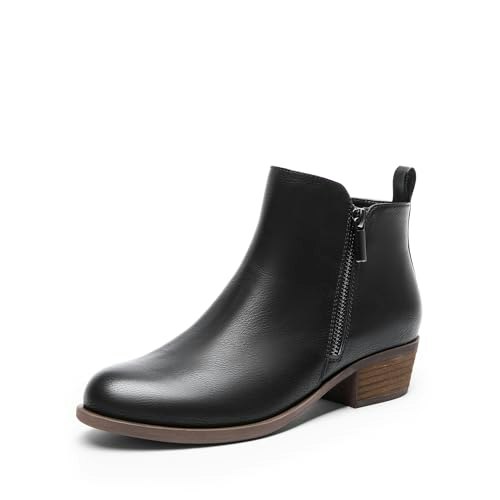 Dream Pairs Women's Low Chunky Heel Ankle Boots: $32.29