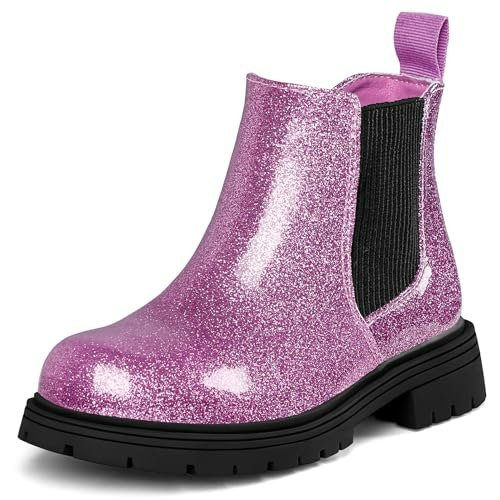KomForme Girl's Glitter Ankle Boots: $27.99