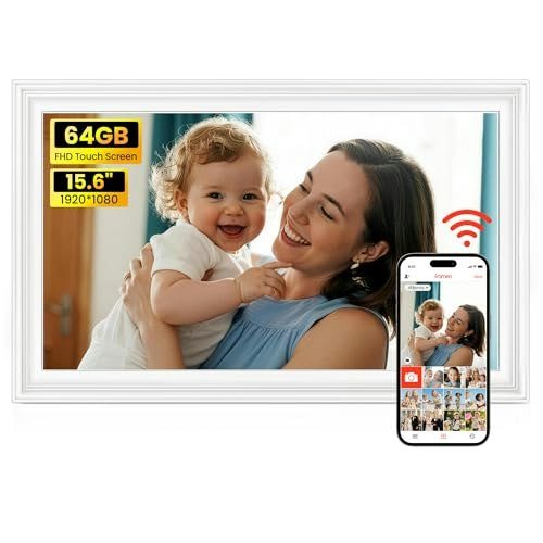 Frameo 15.6-Inch 64GB Digital Picture Frame: $99.95 Frameo 15.6-Inch 64GB Digital Picture Frame: $99.95