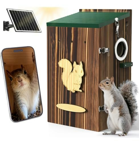 KinetCam Solar-Powered Smart Squirrel Box with Camera: $169.56