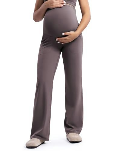 Enerbloom Women's 30-Inch Maternity Wide Leg Yoga Pants: $26.38 Enerbloom Women's 30-Inch Maternity Wide Leg Yoga Pants: $26.38
