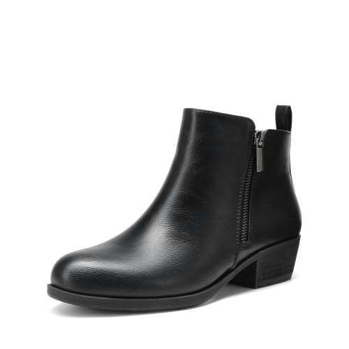 Dream Pairs Women's Low Chunky Heel Ankle Boots: $34.99