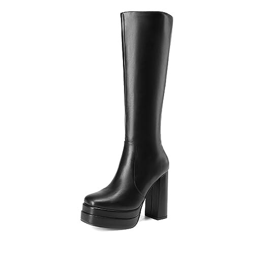 Dream Pairs Women's Gogo Platform Knee-High Boots: $47.99