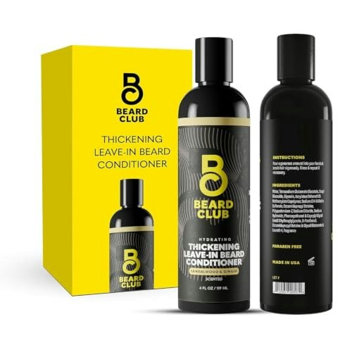 The Beard Club 4oz Thickening Leave-In Beard Conditioner: $7.99 The Beard Club 4oz Thickening Leave-In Beard Conditioner: $7.99