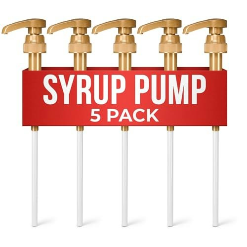 Alpenkok Coffee Syrup Pump 5-Pack: $6.99 Alpenkok Coffee Syrup Pump 5-Pack: $6.99