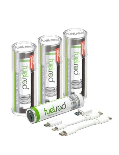 FuelRod USB-C Portable Charger Kit 3-Pack: $63.74