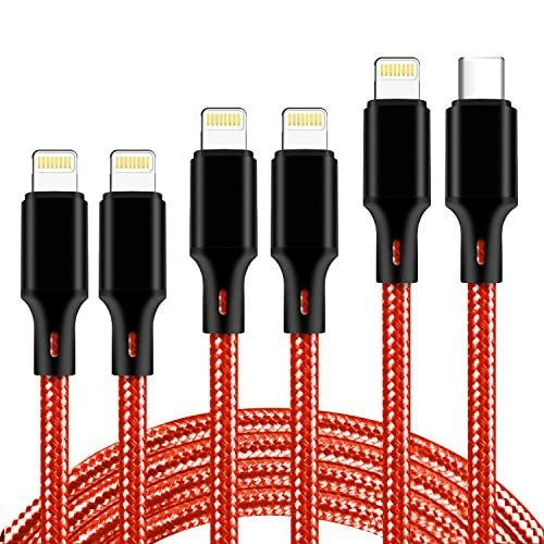 USB C to Lightning Cable 5-Pack: $14.44