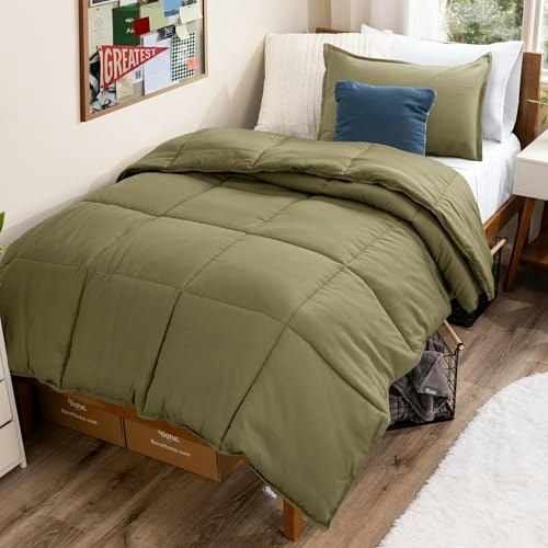 Bare Home Twin/Twin XL Comforter Set: $34.84