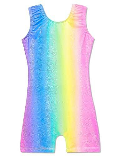Domusgo Girls' Shiny Sleeveless Gymnastics Leotard: $8.98 Domusgo Girls' Shiny Sleeveless Gymnastics Leotard: $8.98