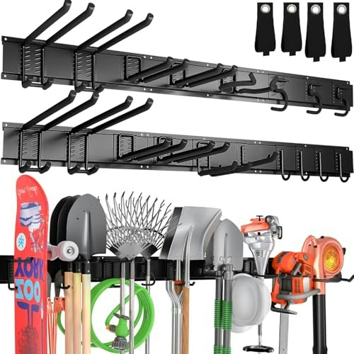 Hailivike 99-Inch Garage Tool Organizer Wall Mount 6-Panel 28-Piece Set: $56 Hailivike 99-Inch Garage Tool Organizer Wall Mount 6-Panel 28-Piece Set: $56