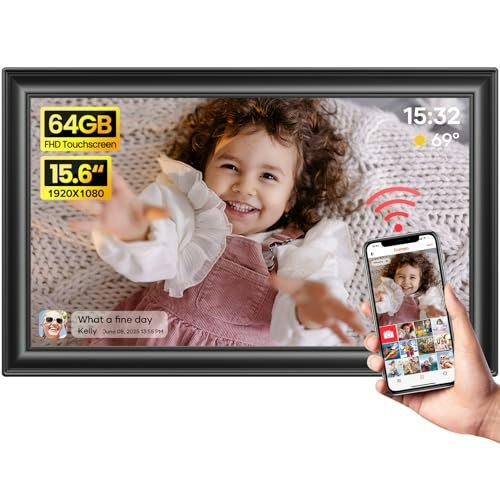 64GB 15.6\" Frameo WiFi Digital Picture Frame: $99.97 64GB 15.6\" Frameo WiFi Digital Picture Frame: $99.97