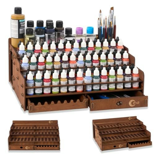 Ophir 98-Hole Wooden Paint and Brush Organizer: $35.99 Ophir 98-Hole Wooden Paint and Brush Organizer: $35.99