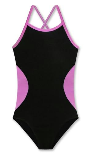 Luouse Girls Crossback One-Piece Swimsuit: $8.49
