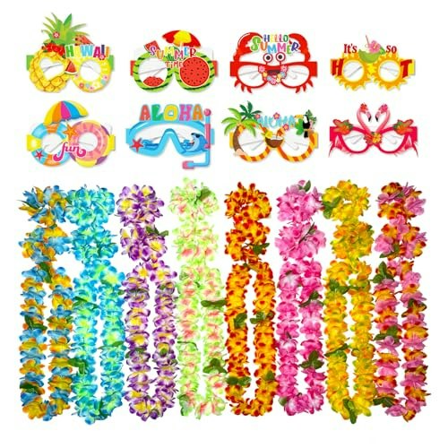 GoodUping Hawaiian Leis Party Set 32-Piece: $6.63