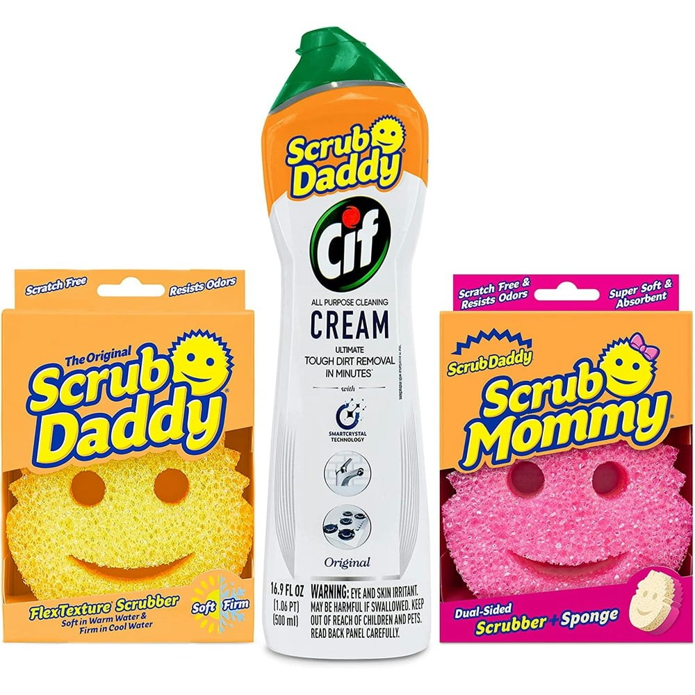 Scrub Daddy Multi-Surface Cleaning Cream and 2-Pack Sponges: $14.23 Scrub Daddy Multi-Surface Cleaning Cream and 2-Pack Sponges: $14.23