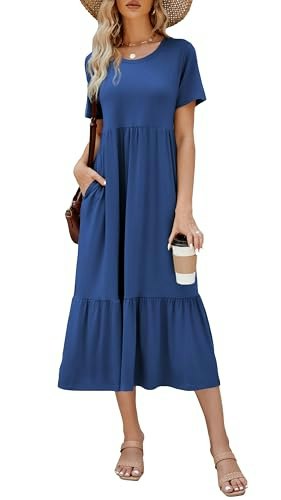 Women's Flowy Maxi Summer Sundress: $19.54 Women's Flowy Maxi Summer Sundress: $19.54