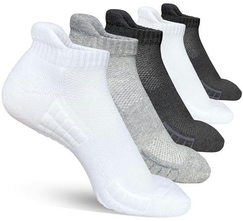Kvckyyd Women's Athletic Cushioned Ankle Socks 5-Pack: $13.35 Kvckyyd Women's Athletic Cushioned Ankle Socks 5-Pack: $13.35