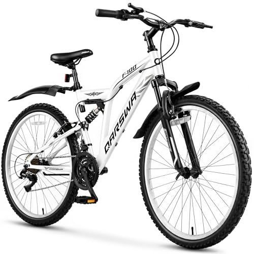 Qarswa 24-Inch Full Suspension Mountain Bike: $152.99 Qarswa 24-Inch Full Suspension Mountain Bike: $152.99