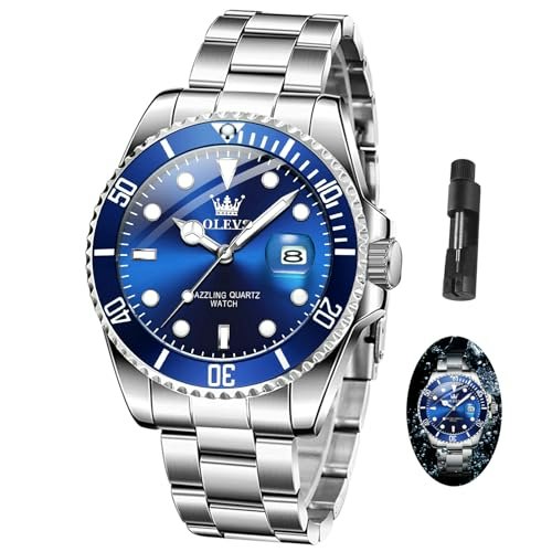Olevs Silver Quartz Analog Men's Watch: $35.02 Olevs Silver Quartz Analog Men's Watch: $35.02