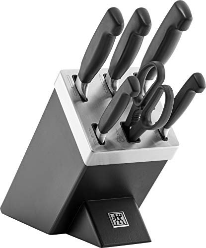 Zwilling Four Star 7-Piece Self-Sharpening Knife Block Set: $284.16