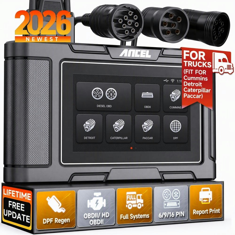 Ancel HD3400 2-in-1 OBD2 Heavy Duty Truck and Car Scanner: $399.99 Ancel HD3400 2-in-1 OBD2 Heavy Duty Truck and Car Scanner: $399.99