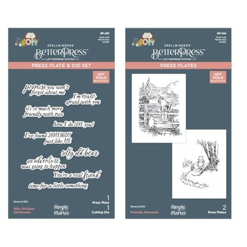 Spellbinders Say Cheese Classic Pooh BetterPress Bundle: $44.99