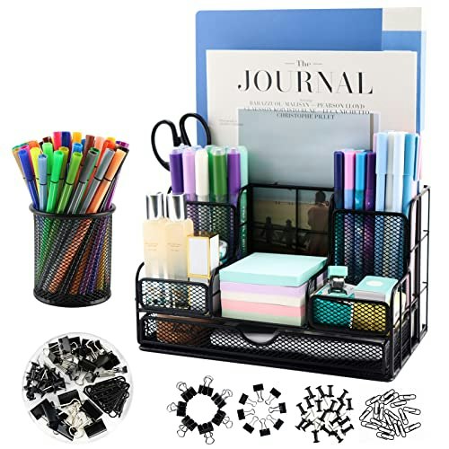 BCCICE 7-Compartment Mesh Desk Organizer with 72 Clips: $19.90 BCCICE 7-Compartment Mesh Desk Organizer with 72 Clips: $19.90