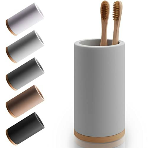 Matani Bamboo and Diatomite Toothbrush Holder: $20.99