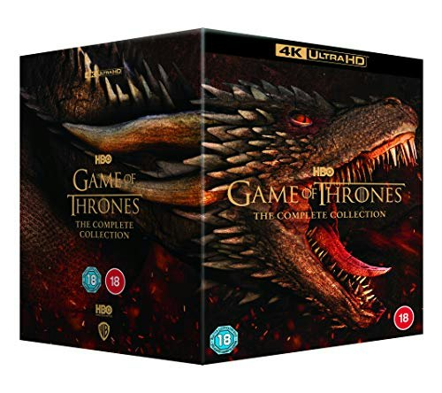 Game of Thrones Seasons 1-8 4K UHD Blu-ray Box Set: $230.46