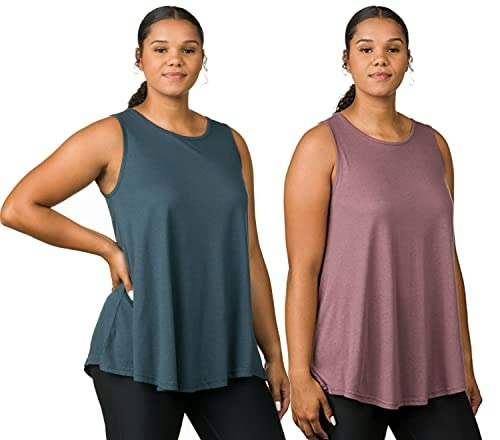 Epic MMA Women's Long Flowy Sleeveless Tunic Top 2-Pack: $18.78