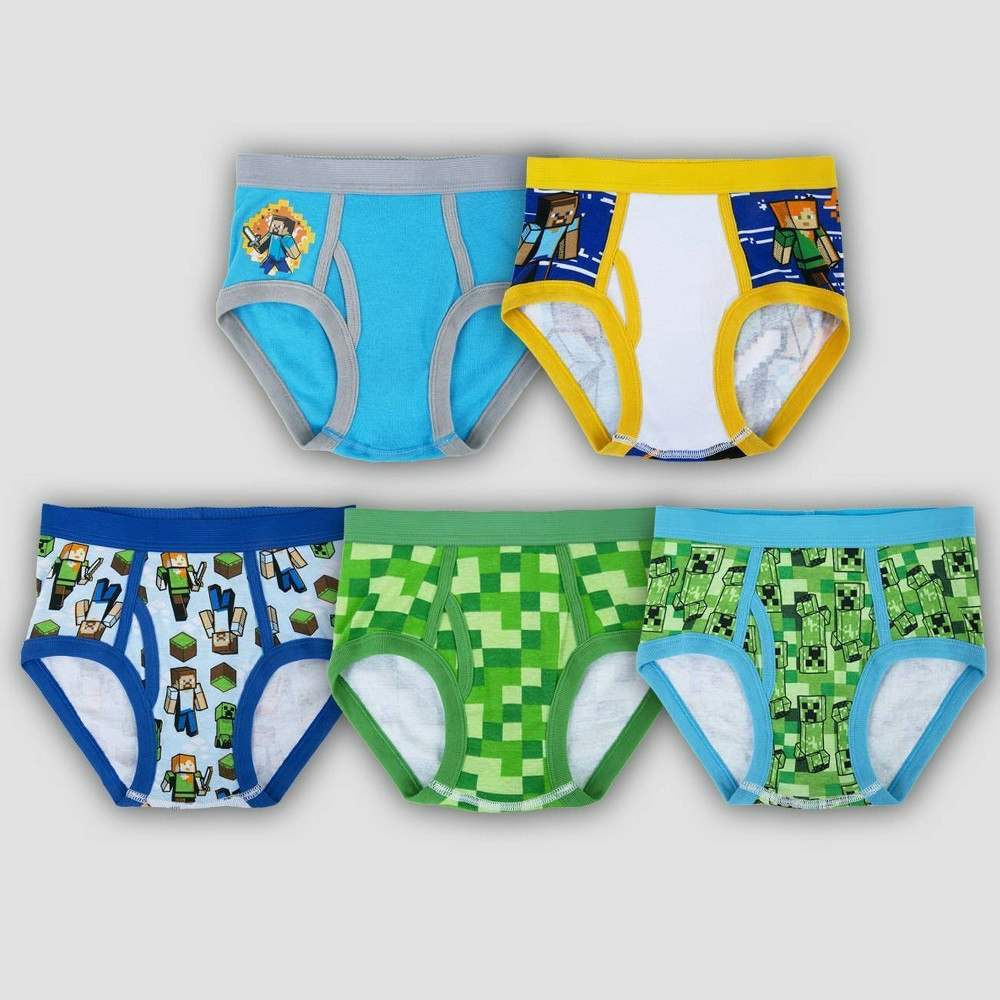 Minecraft 5-Pack Boys' Briefs: $12