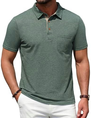 Asyjumpd Men's Cotton Polo Shirt: $14.24 Asyjumpd Men's Cotton Polo Shirt: $14.24