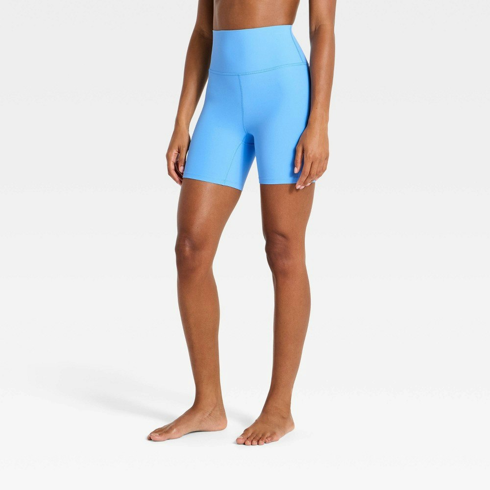 All in Motion Women's 6-inch High-Rise Bike Shorts: $20