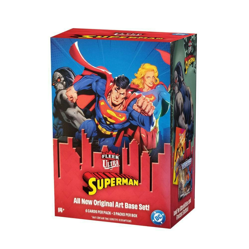 Fleer Ultra Superman Trading Card Blaster Box: $34.99 Fleer Ultra Superman Trading Card Blaster Box: $34.99