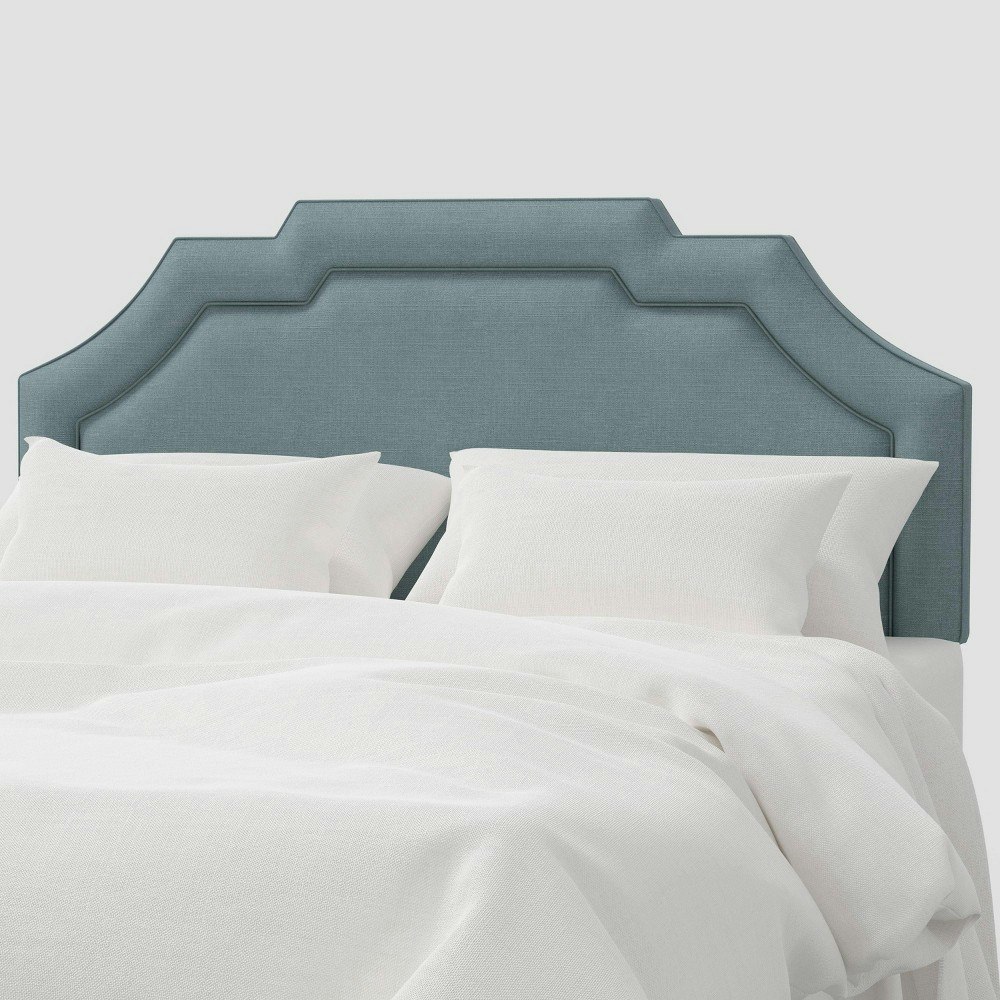 Threshold Designed with Studio McGee Willow Queen Size Notched Linen Headboard: $480 Threshold Designed with Studio McGee Willow Queen Size Notched Linen Headboard: $480