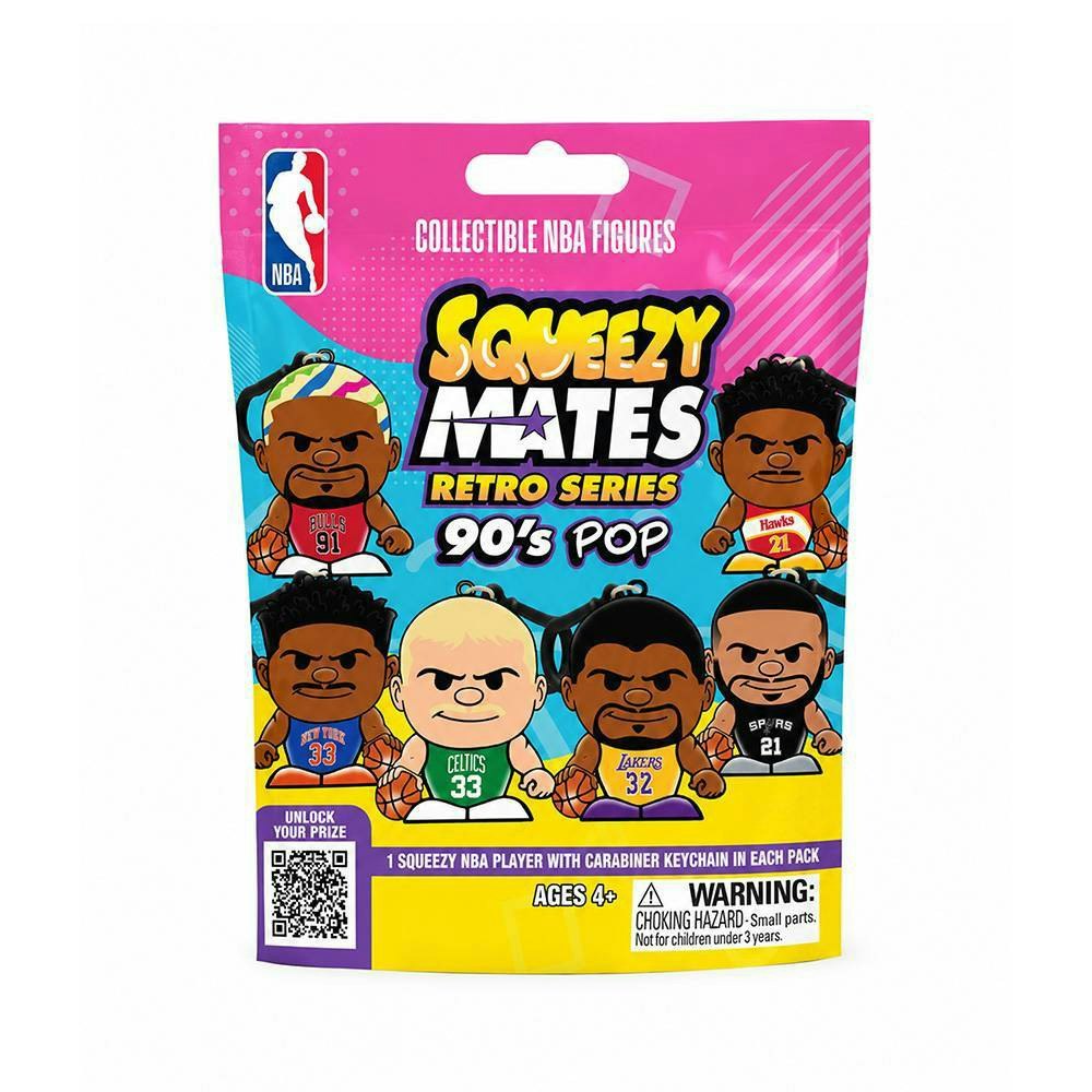 SqueezyMates NBA Retro Series 90's Collectible Figure: $6.99 SqueezyMates NBA Retro Series 90's Collectible Figure: $6.99