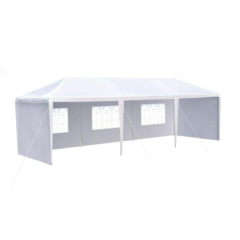 10' x 30' White PE Party Canopy Tent: $154.18