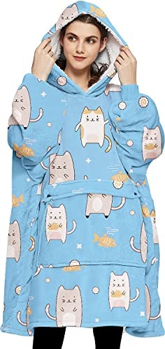KFUBUO Oversized Wearable Blanket Hoodie: $29.74 KFUBUO Oversized Wearable Blanket Hoodie: $29.74