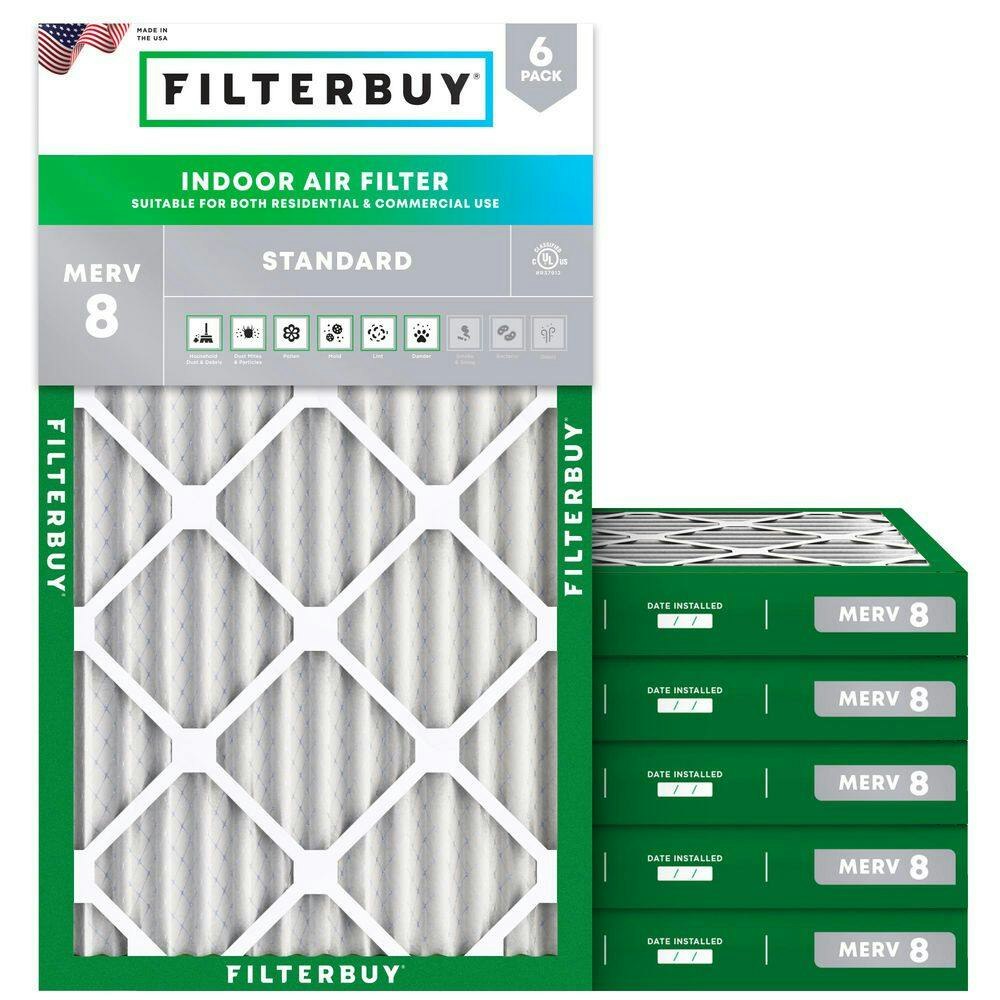 14x28x2-Inch MERV 8 Pleated HVAC Air Filter 6-Pack: $97.98