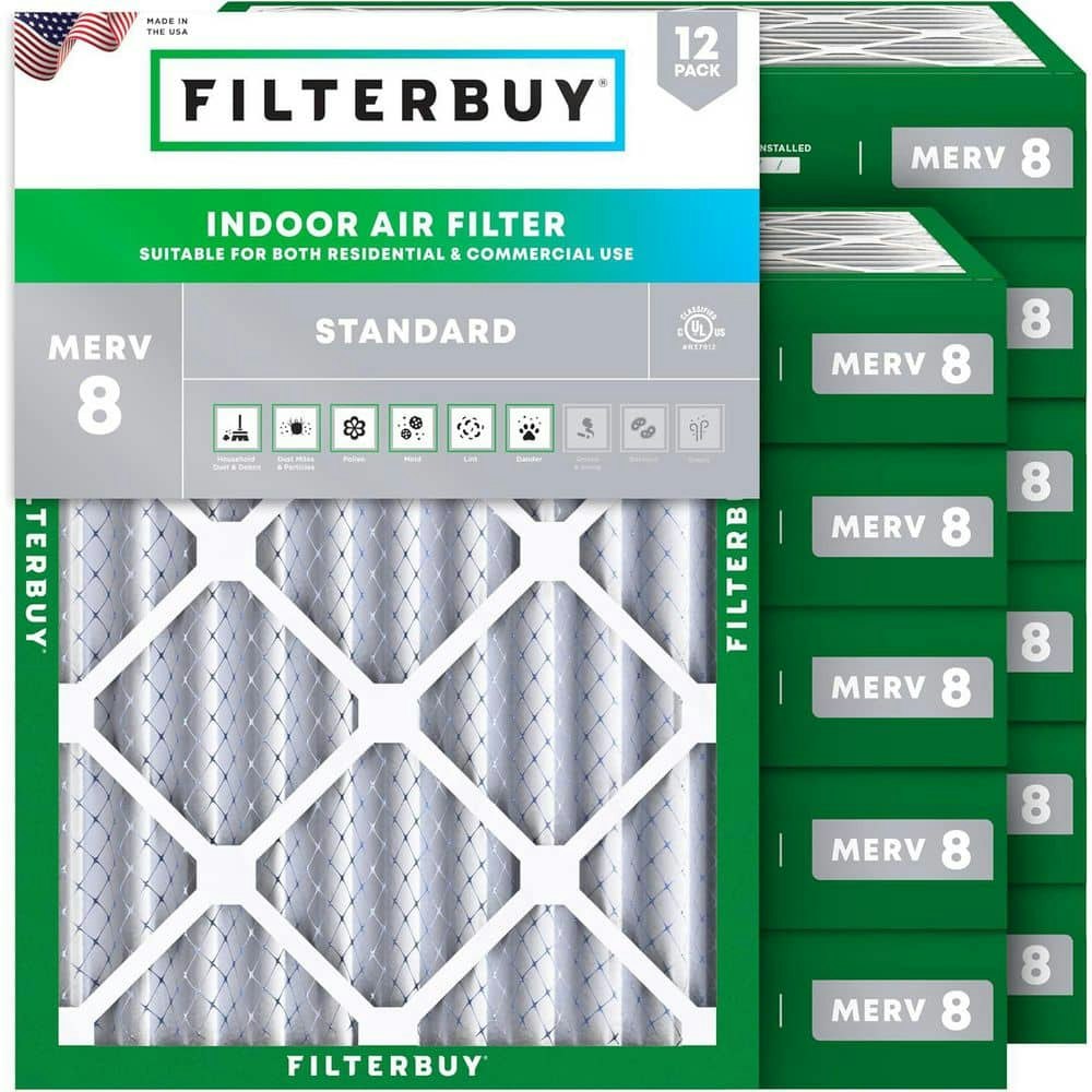 10x14x4 MERV 8 Pleated Air Filter 12-Pack: $210.96