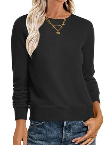 Anrabess Women's Lightweight Long Sleeve Sweater: $19.98