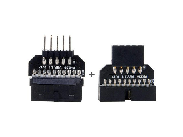 USB 2.0 9-Pin to USB 3.0 20-Pin Header Motherboard Adapter: $35.99